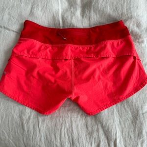 Lululemon Speed Short - Flare/True Red